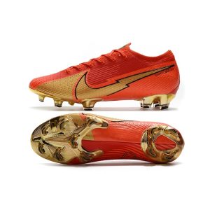 Kopačky Pánské Nike Mercurial Vapor 13 Elite FG ACC – Ronaldo CR100 Červené Zlato